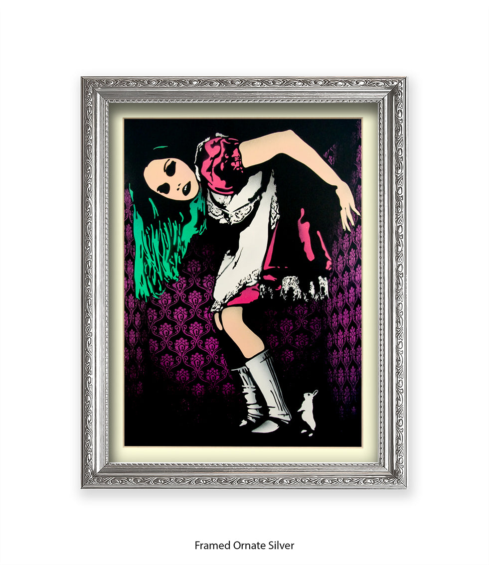 Alice in Wonderland Banksy Art Print