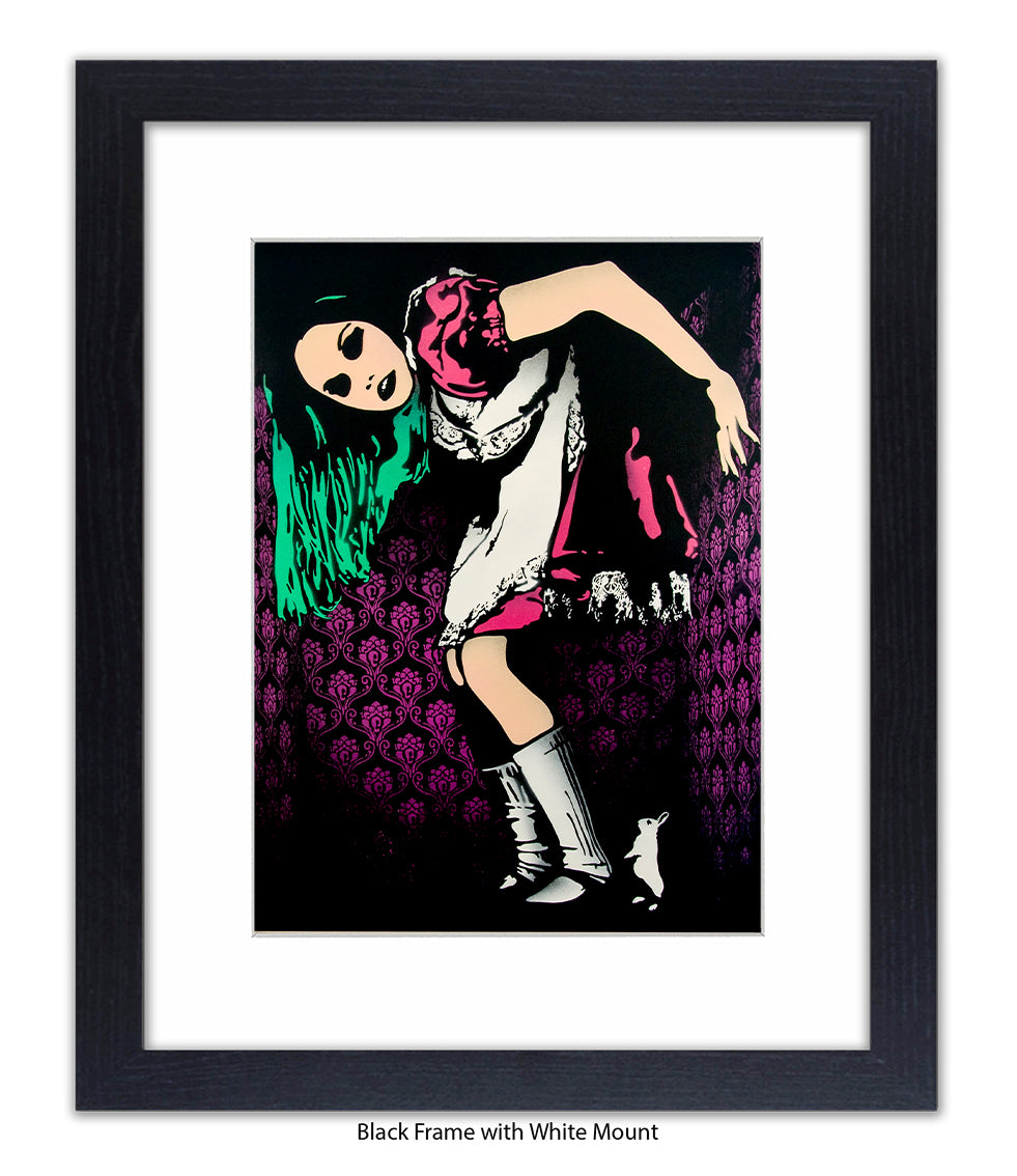 Alice in Wonderland Banksy Art Print