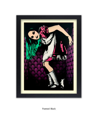 Alice in Wonderland Banksy Art Print