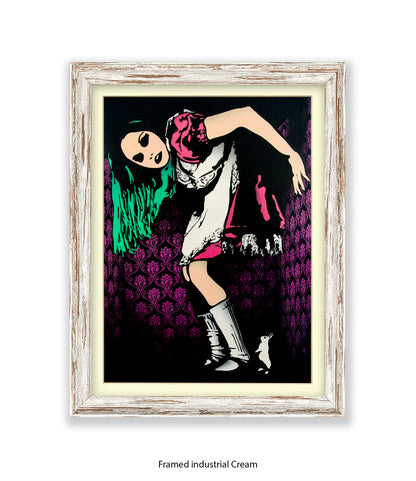 Alice in Wonderland Banksy Art Print