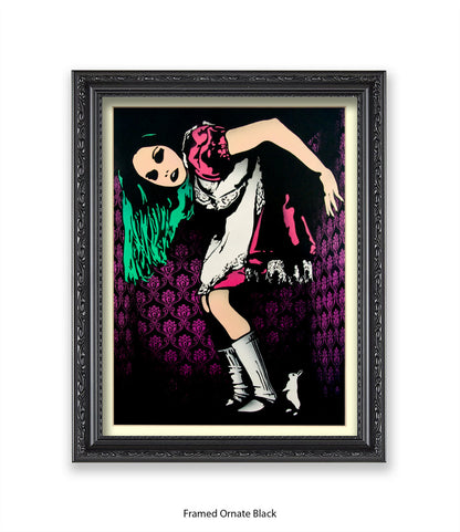 Alice in Wonderland Banksy Art Print