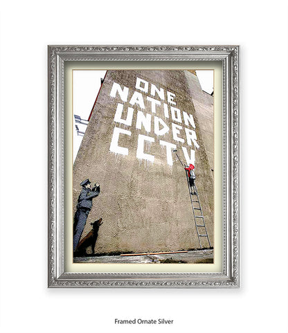 CCTV Nation Banksy Art Print