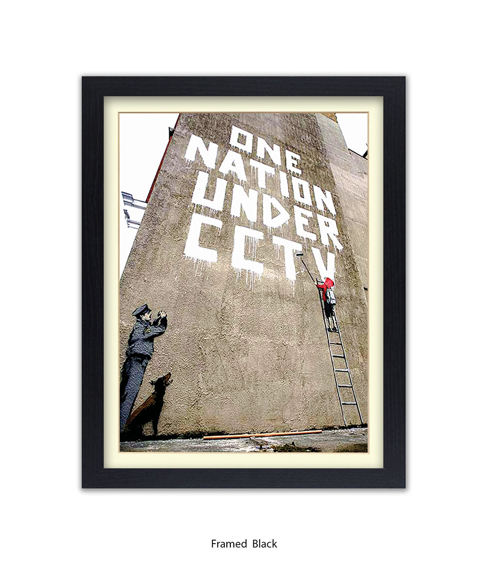 CCTV Nation Banksy Art Print