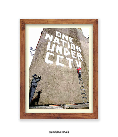 CCTV Nation Banksy Art Print
