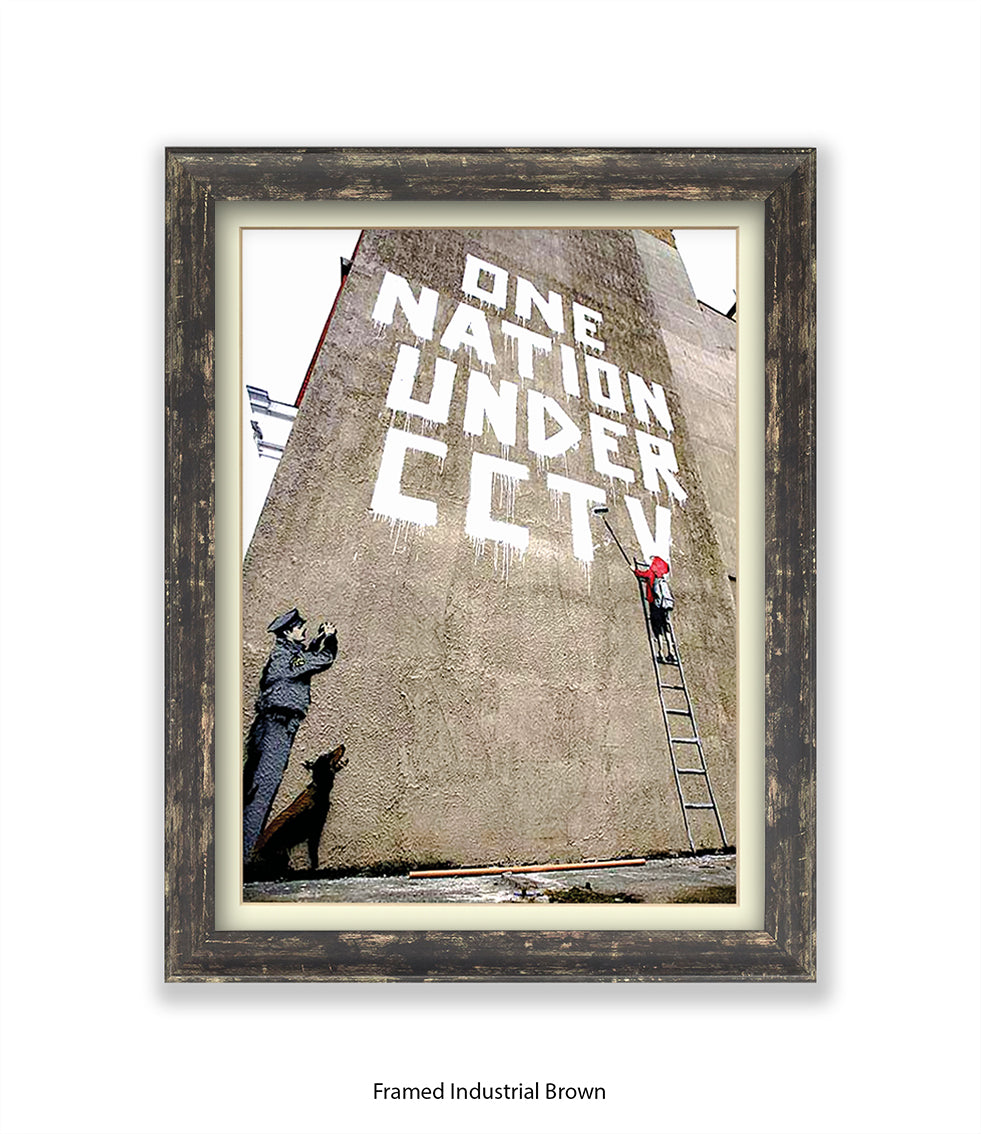 CCTV Nation Banksy Art Print