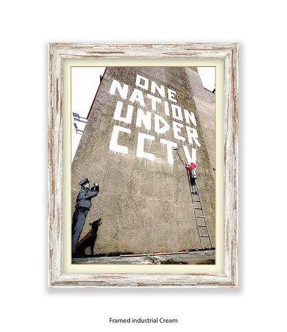 CCTV Nation Banksy Art Print