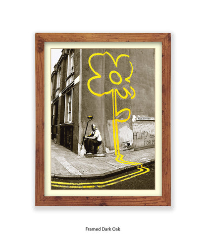 Pollard Street Two Tone Banksy Art Print