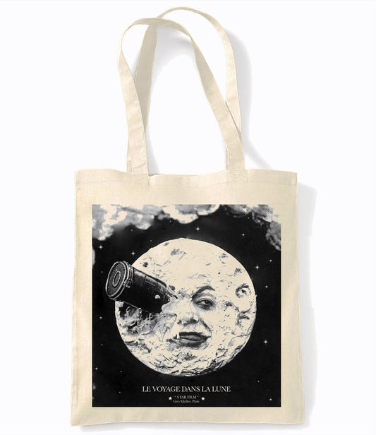 Le Voyage Dans La Lune - Retro Shopping Tote Bag