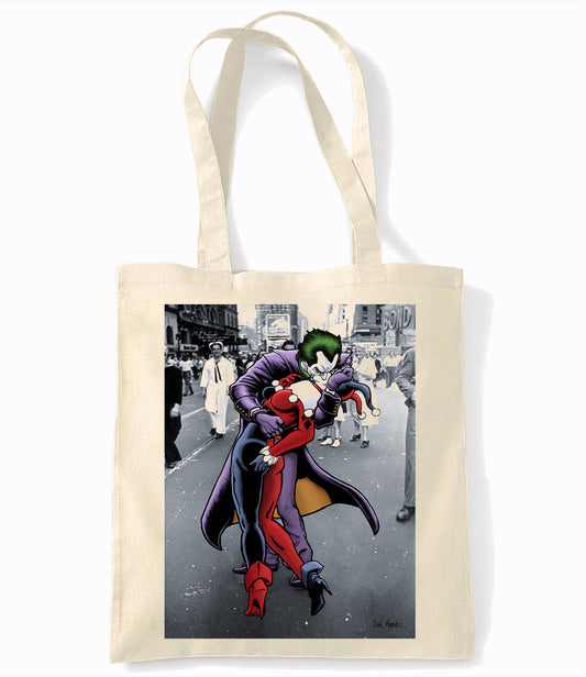 Dan Avenell - Joker Kissing - Times Square - Shopping Tote Bag
