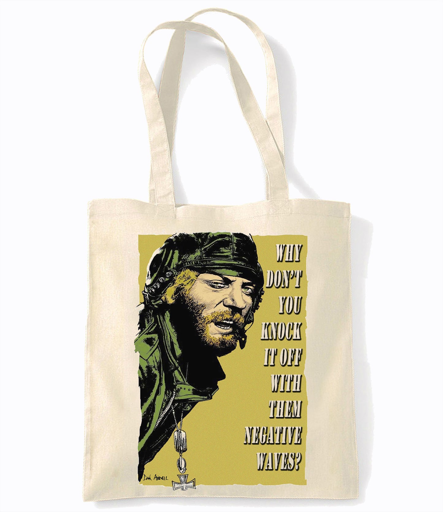 Dan Avenell - Oddball Negative Waves- Shopping Tote Bag