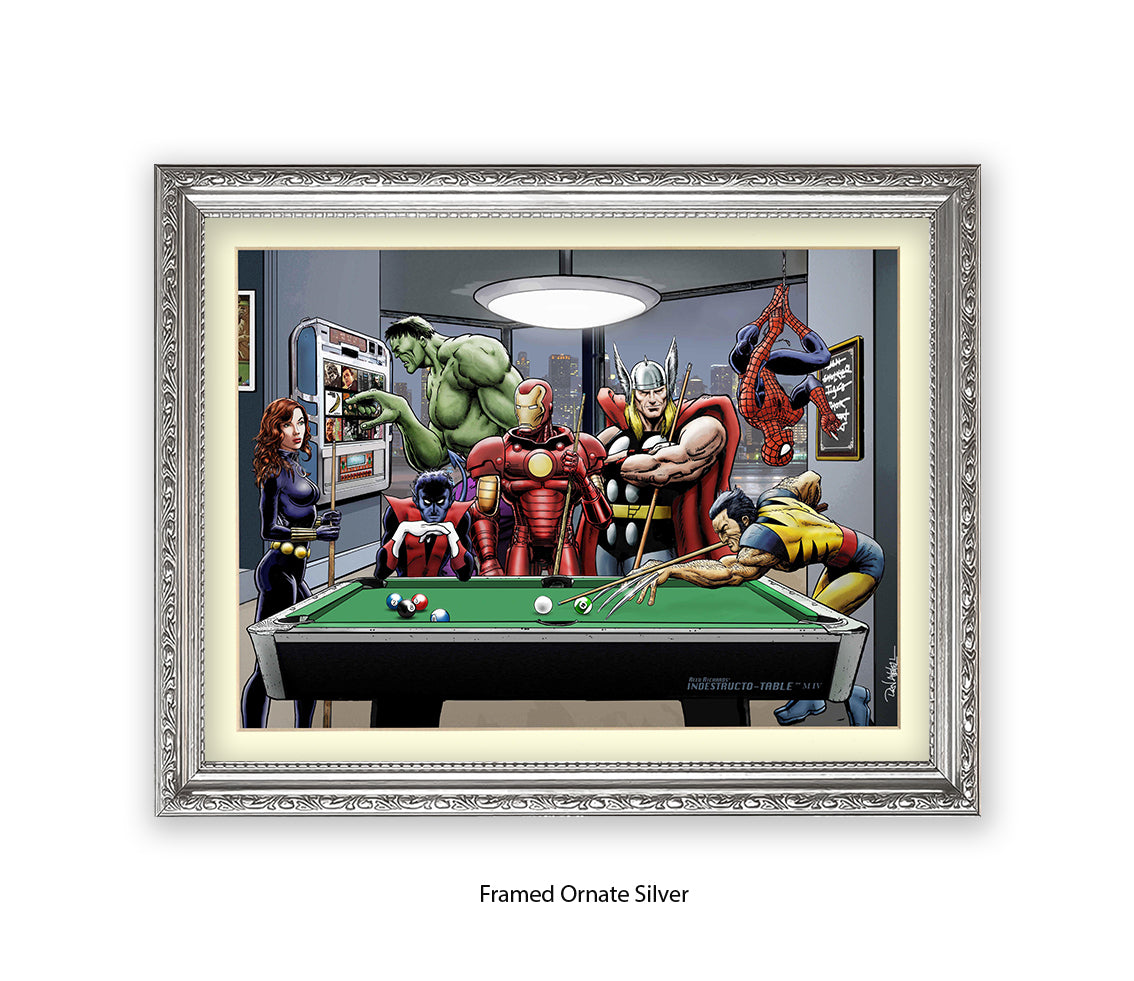 After Hours Pool Dan Avenell Art Print