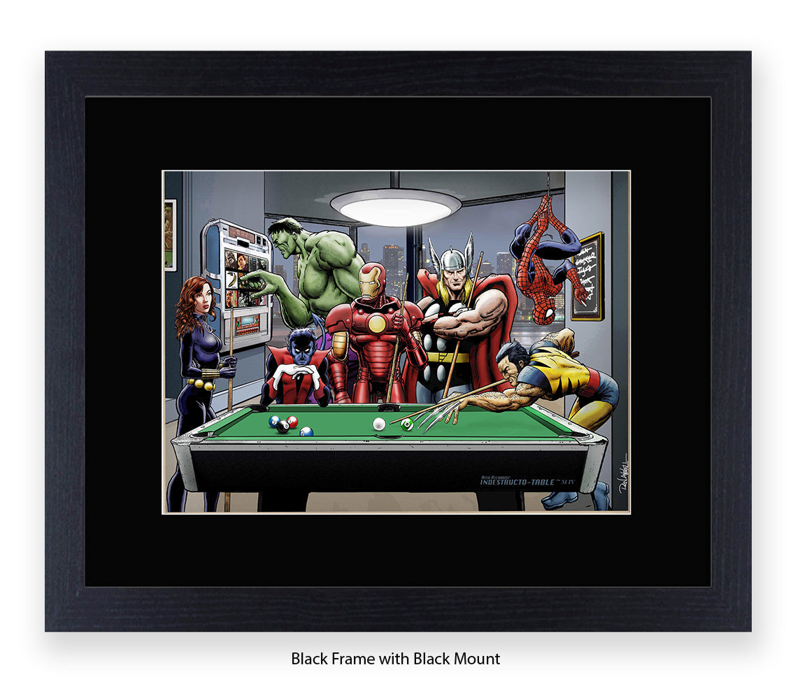 After Hours Pool Dan Avenell Art Print