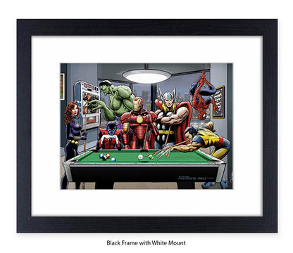 After Hours Pool Dan Avenell Art Print