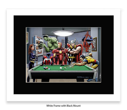 After Hours Pool Dan Avenell Art Print