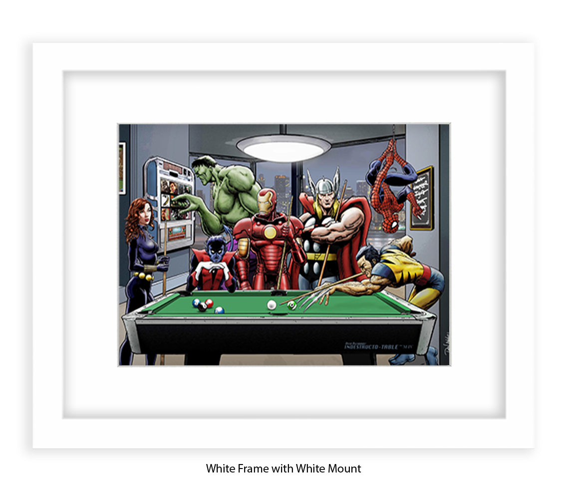 After Hours Pool Dan Avenell Art Print