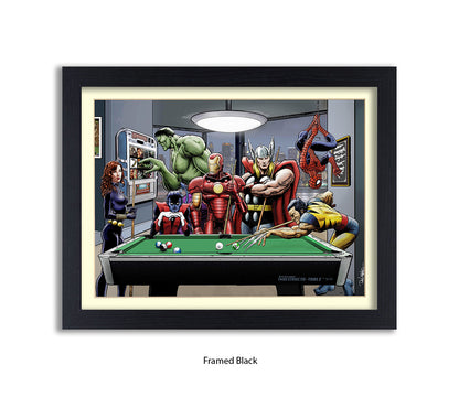 After Hours Pool Dan Avenell Art Print