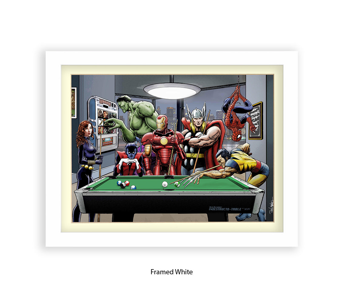 After Hours Pool Dan Avenell Art Print