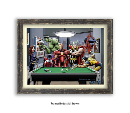 After Hours Pool Dan Avenell Art Print