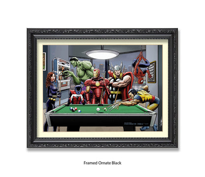 After Hours Pool Dan Avenell Art Print