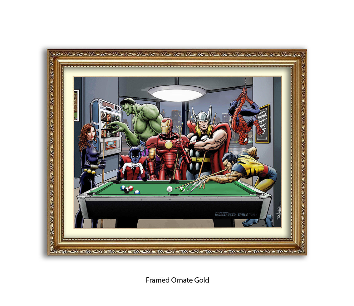 After Hours Pool Dan Avenell Art Print