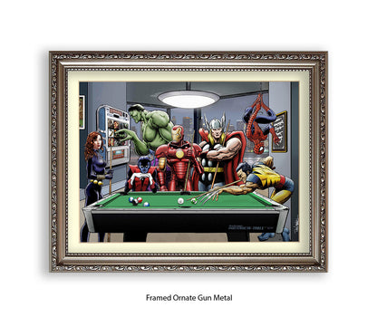 After Hours Pool Dan Avenell Art Print