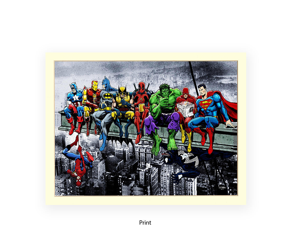 Breakfast Champions Lunchtime Dan Avenell Art Print