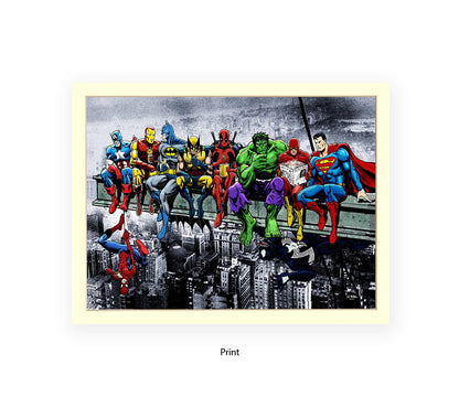 Breakfast Champions Lunchtime Dan Avenell Art Print