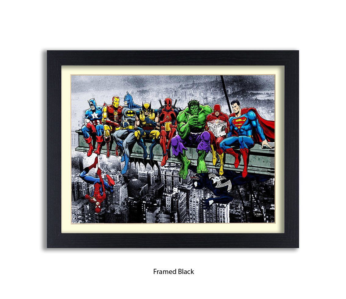 Breakfast Champions Lunchtime Dan Avenell Art Print