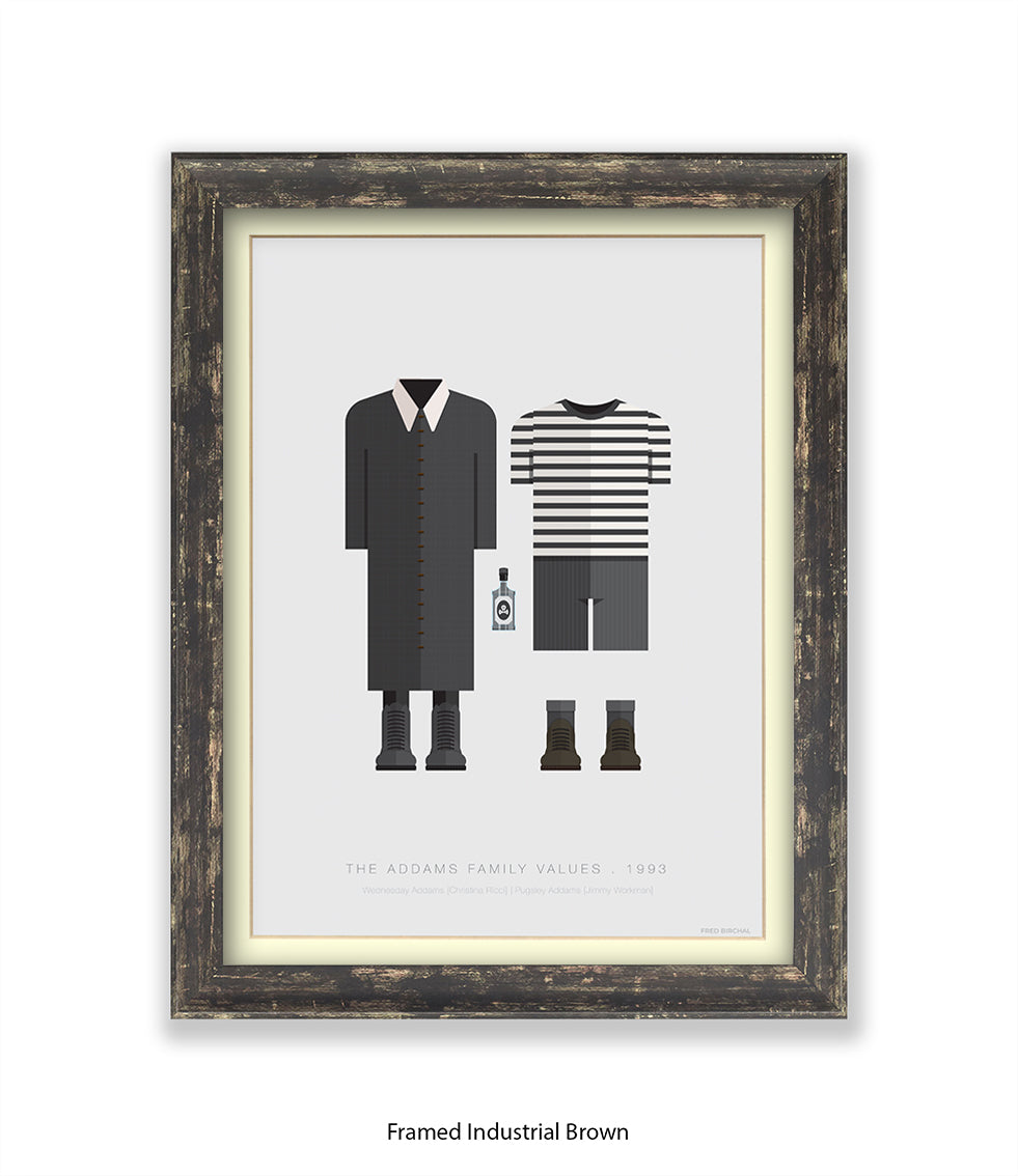 Addams Family Values Fred Birchal Art Print