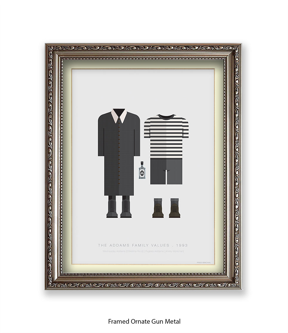 Addams Family Values Fred Birchal Art Print
