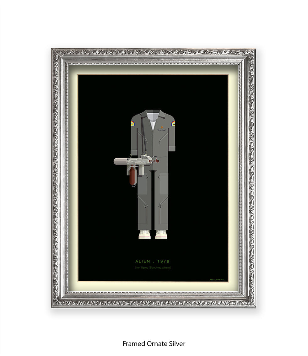 Alien  Sigourney Weaver Fred Birchal Art Print