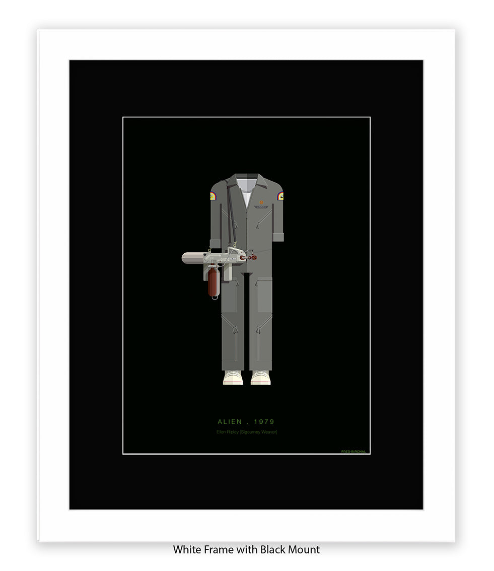 Alien  Sigourney Weaver Fred Birchal Art Print