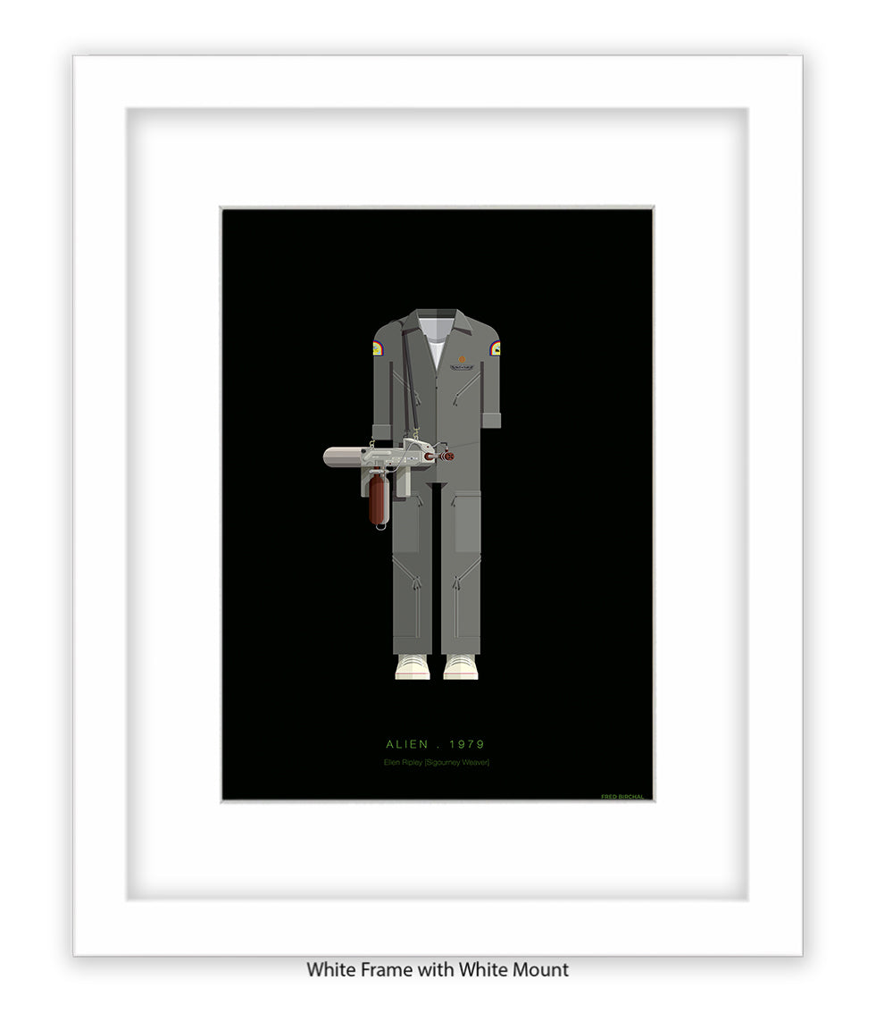 Alien  Sigourney Weaver Fred Birchal Art Print