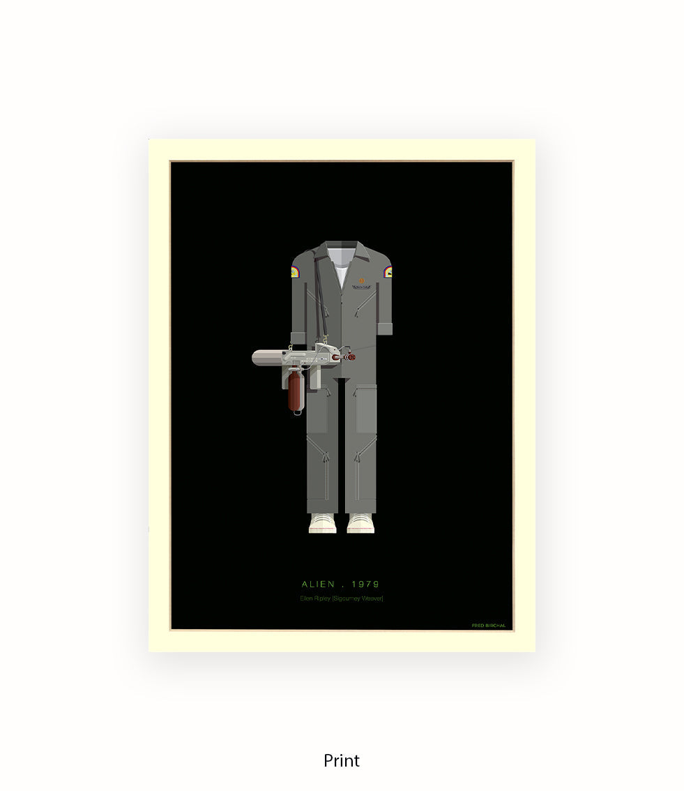 Alien  Sigourney Weaver Fred Birchal Art Print