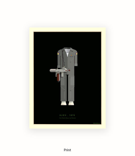 Alien  Sigourney Weaver Fred Birchal Art Print