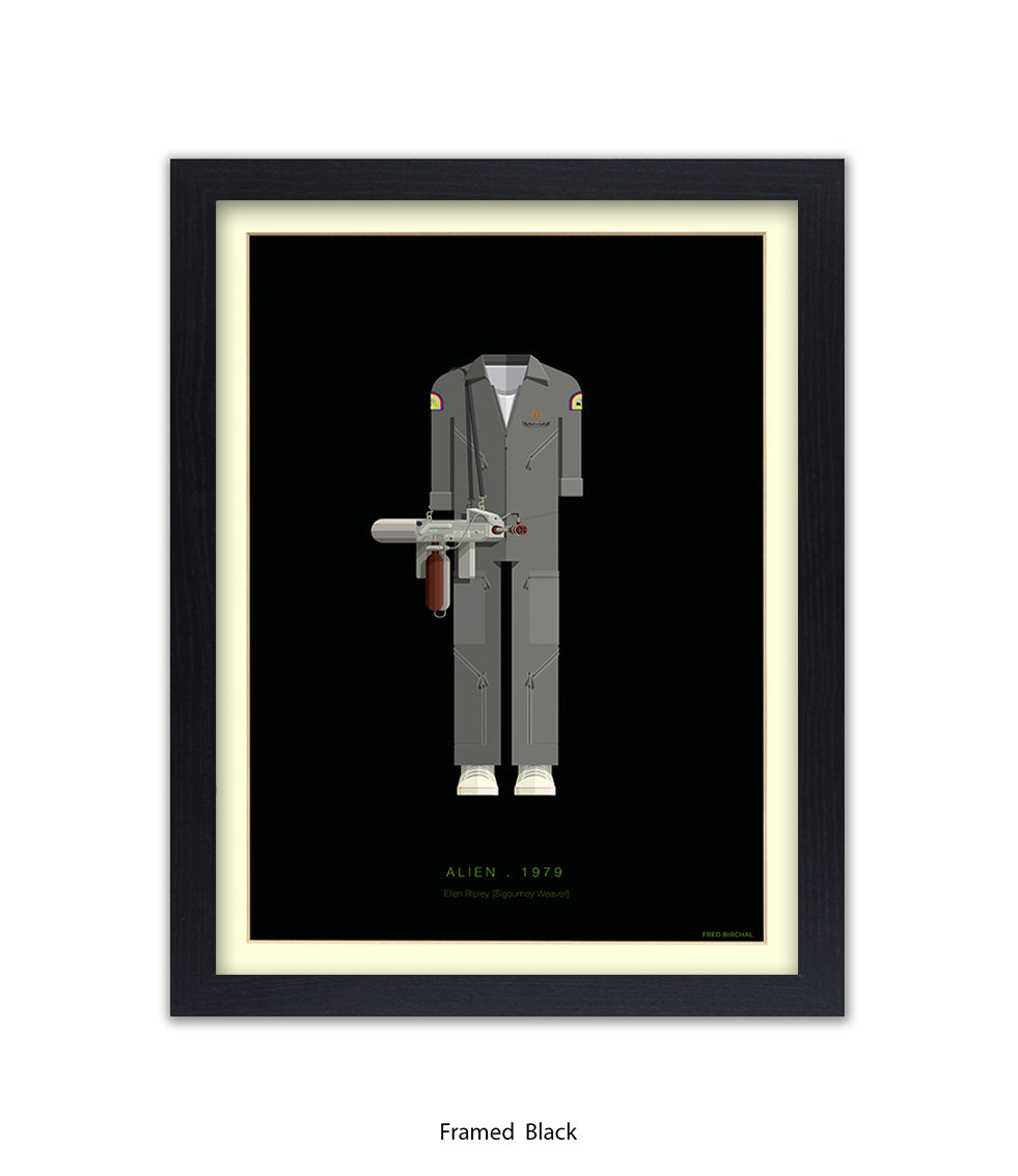 Alien  Sigourney Weaver Fred Birchal Art Print