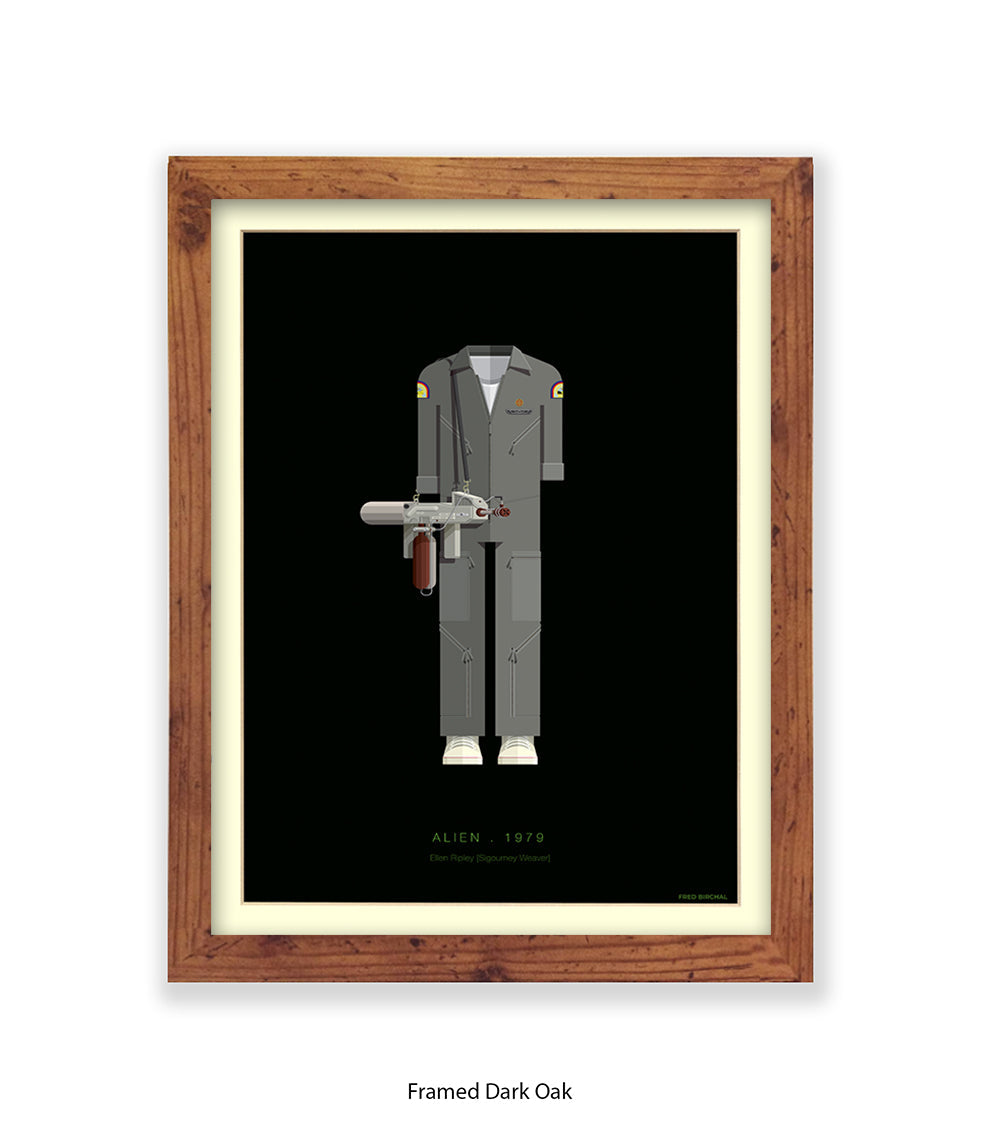 Alien  Sigourney Weaver Fred Birchal Art Print