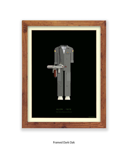 Alien  Sigourney Weaver Fred Birchal Art Print