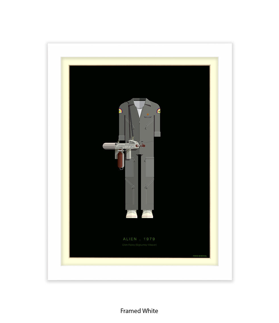 Alien  Sigourney Weaver Fred Birchal Art Print