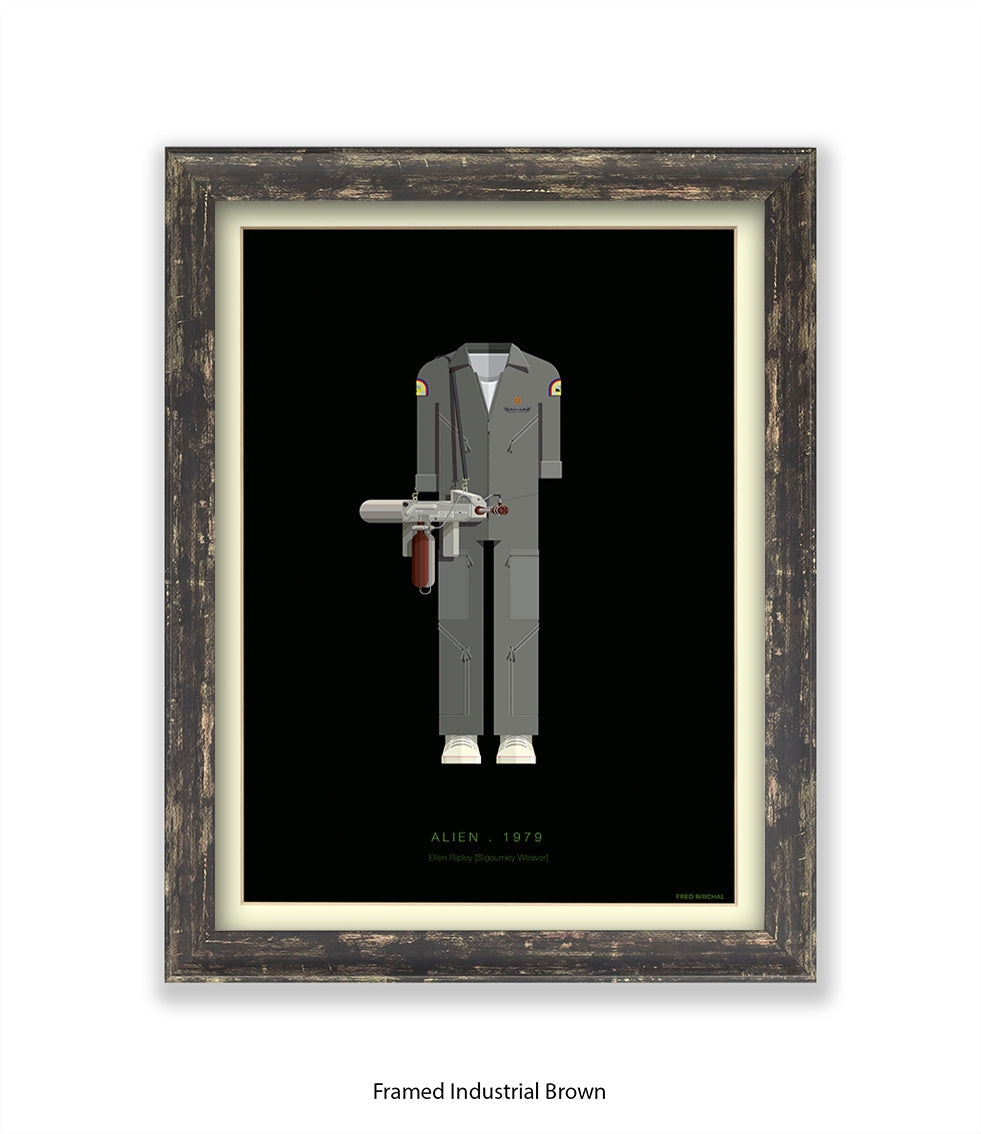 Alien  Sigourney Weaver Fred Birchal Art Print