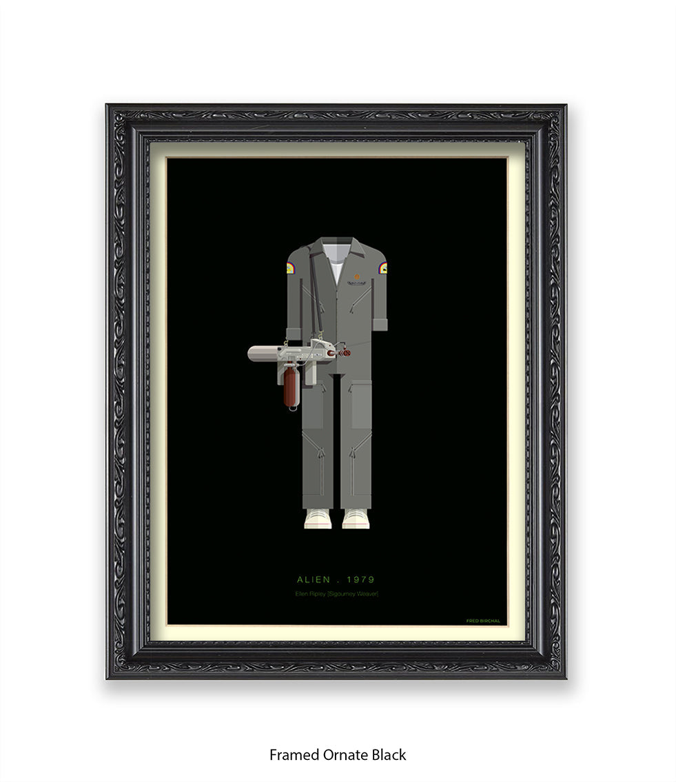 Alien  Sigourney Weaver Fred Birchal Art Print