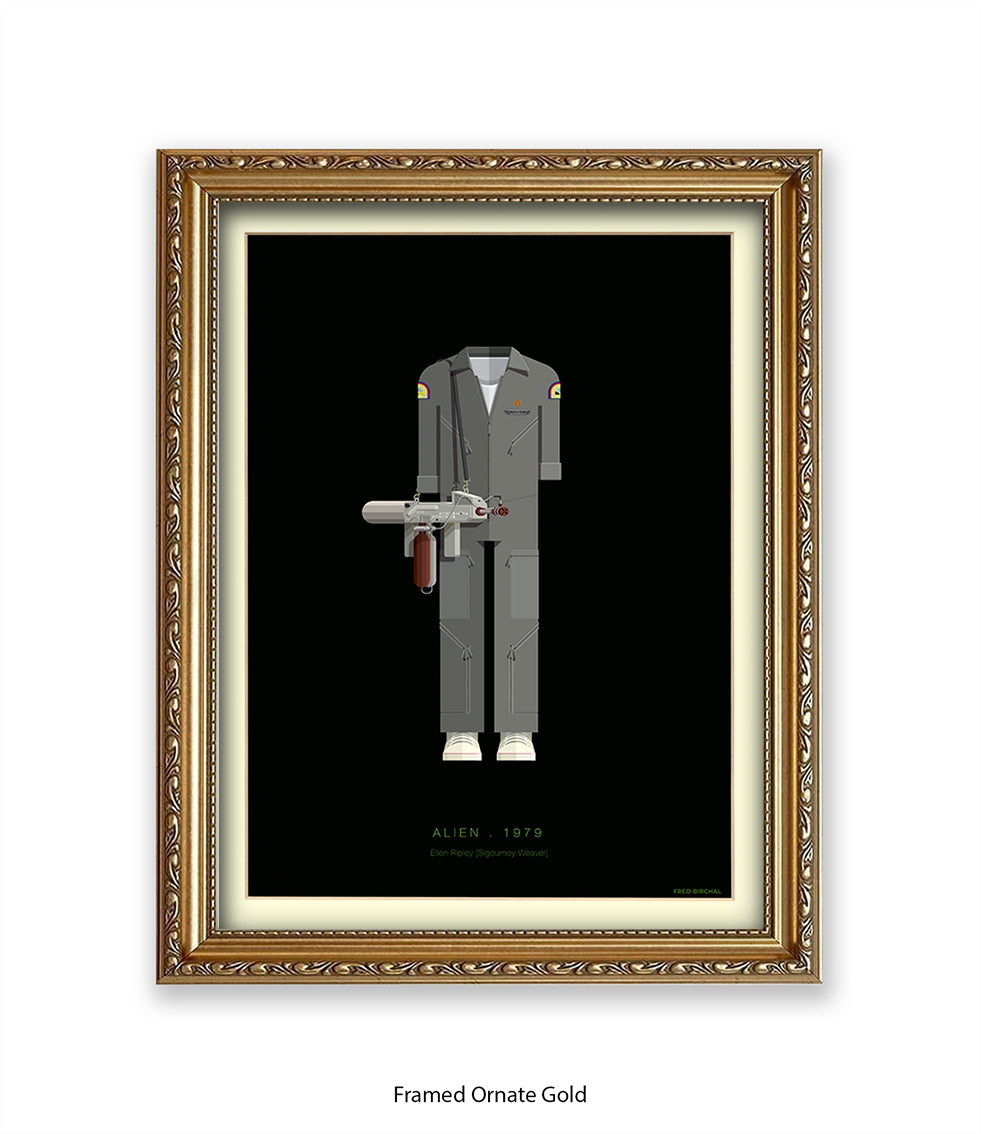 Alien  Sigourney Weaver Fred Birchal Art Print