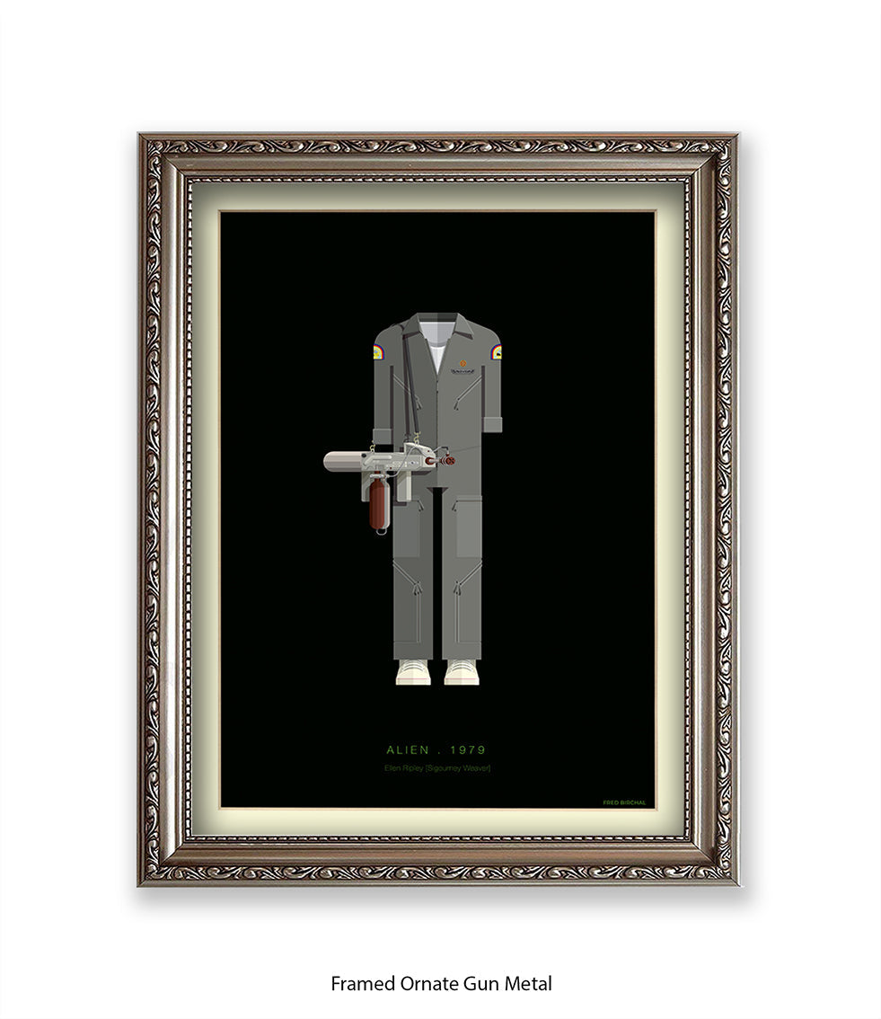 Alien  Sigourney Weaver Fred Birchal Art Print