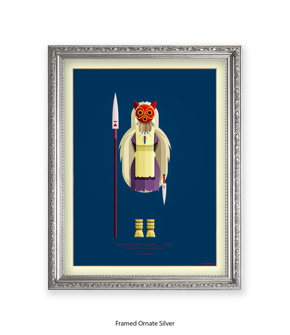 Princess Mononoke Fred Birchal Art Print