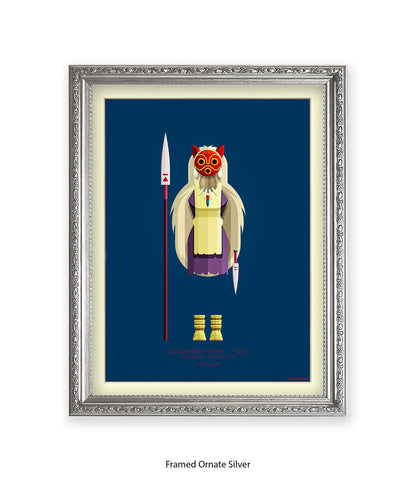 Princess Mononoke Fred Birchal Art Print