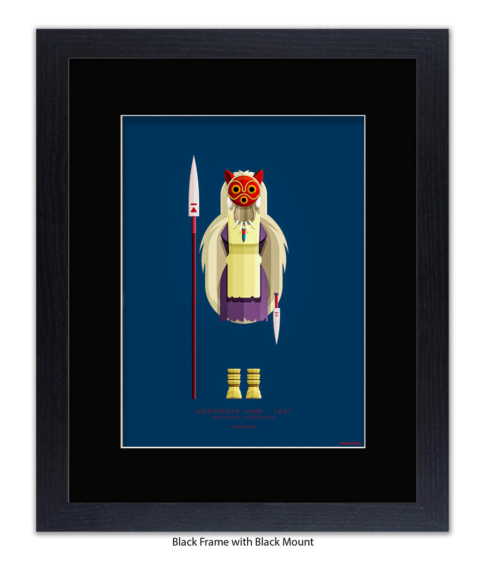 Princess Mononoke Fred Birchal Art Print
