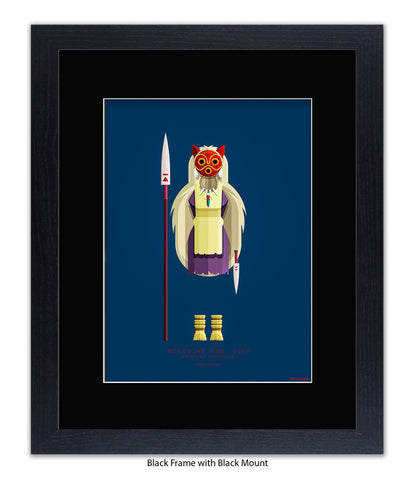 Princess Mononoke Fred Birchal Art Print