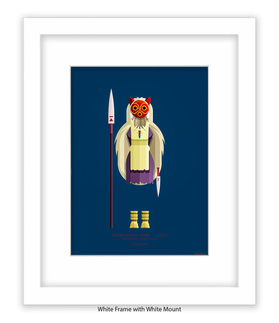 Princess Mononoke Fred Birchal Art Print