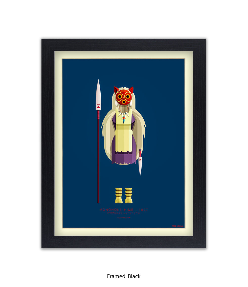 Princess Mononoke Fred Birchal Art Print
