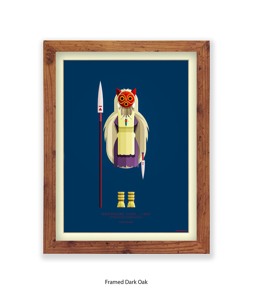 Princess Mononoke Fred Birchal Art Print